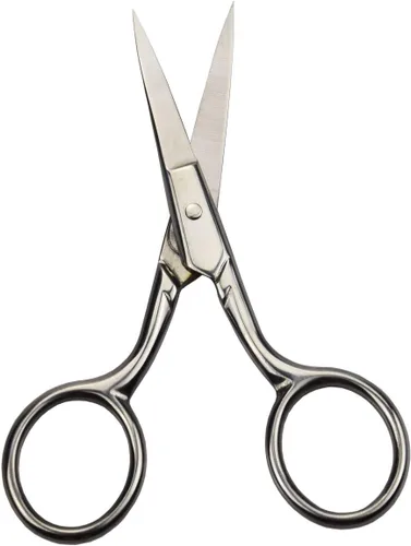 Miniatura 2 de Tijeras profesionales de aseo para el cuidado personal, depilación facial y recorte de cejas de nariz y oreja, acero inoxidable, tijeras de punta