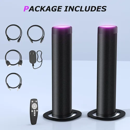 Miniatura 8 de Barra de sonido para Smart TV, barra de sonido de 100 W con 3 luces RGB dinámicas, Bluetooth 5.3, conexión ARC/Opt/AUX, volumen dinámico 3 modos