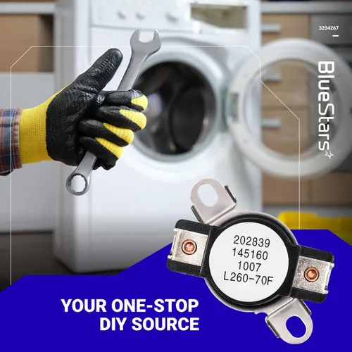 Miniatura 7 de BlueStars Reemplazo de termostato de seguridad ultraduradero 3204267, compatible con secadores Frigidaire Kenmore Electrolux - Reemplaza 508516