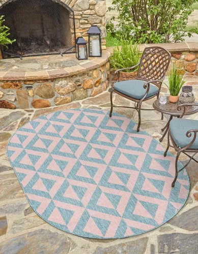Miniatura 56 de Unique Loom Jill Zarin Outdoor Collection - Alfombra rectangular (2 pies 2 pulgadas x 3 pies 1 pulgadas, rectangular, beige y marrón)