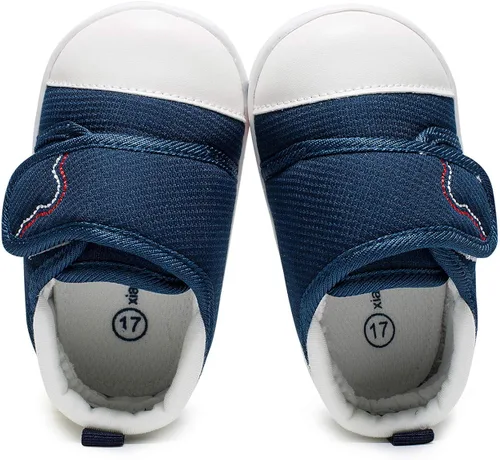 Miniatura 4 de HLMBB Zapatos de caminar para bebés, niñas y niños pequeños de 9, 12, 18, 24 meses, para niños y niñas, con suela de goma dura de malla transpirable