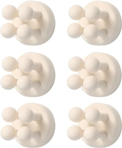 Miniatura 11 de Portacepillos de dientes de silicona para baños, soporte de afeitar para ducha, soporte de cepillado de dientes, soporte de pared para cepillo