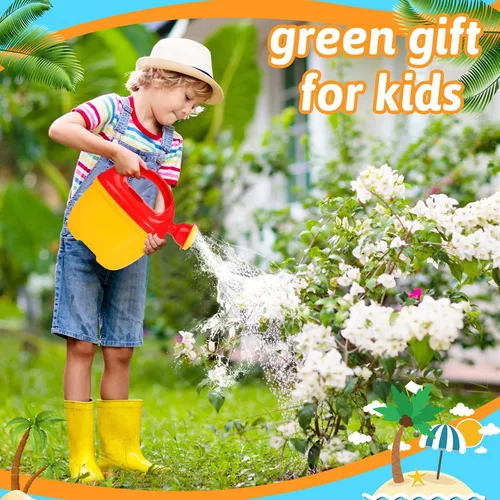Miniatura 7 de 4 paquetes de regaderas de jardín, juguetes de arena, interesantes de plástico, regaderas de jardín, juguetes de baño para niñas y niños