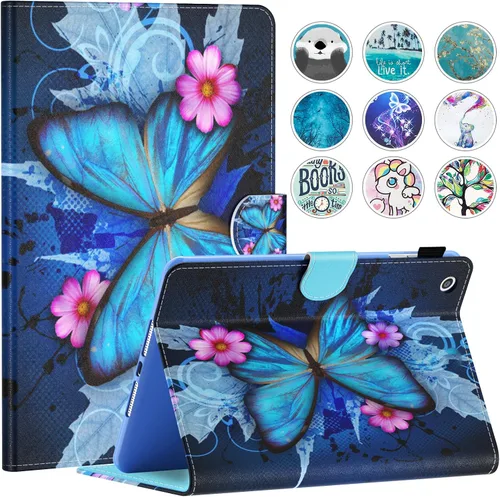 Miniatura 39 de Dteck Funda para iPad mini 5/4/3/2/1, elegante y ligera de cuero sintético tipo folio con cartera, funda inteligente