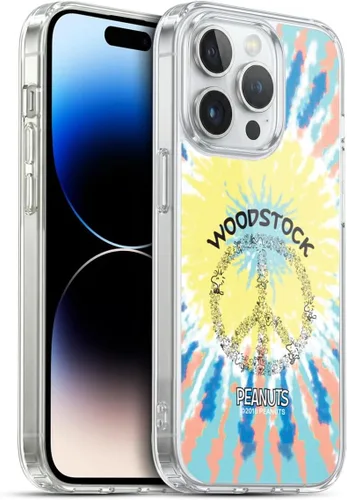 Miniatura 146 de Head Case Designs Funda de gel Woodstock 50th con licencia oficial de Peanuts Snoopy Guitar 1969 [protección de grado militar] compatible con Apple