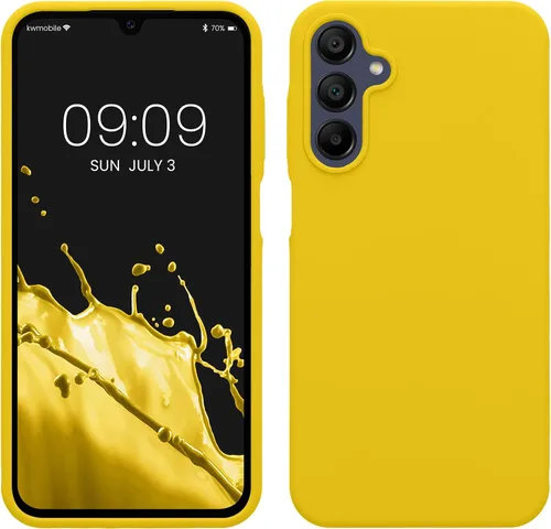 Miniatura 163 de kwmobile Funda Compatible con Samsung Galaxy A14 5G - Funda de teléfono de TPU y silicona con acabado suave - Verde Lima