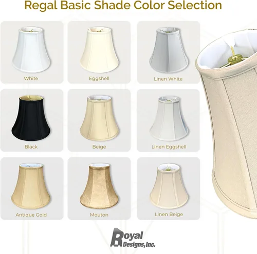 Miniatura 6 de Royal Designs, Inc. BSO-704FC-6AGL True Bell - Pantalla básica para lámpara con clip de llama, 3.5 x 6 x 6.25, dorado antiguo
