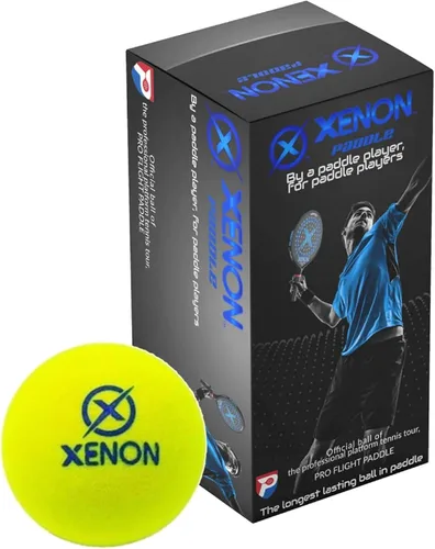 Miniatura 9 de X Platform Tennis Balls by Xenon, Bright Yellow for High Visibility, Superb Durability, APTA Approved, 2 Balls per Sleeve