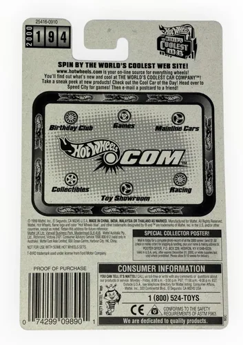Miniatura 2 de Hot Wheels # 2000-194 T-Bird Stocker Coche Coleccionista Coleccionable Mattel Escala 1:64