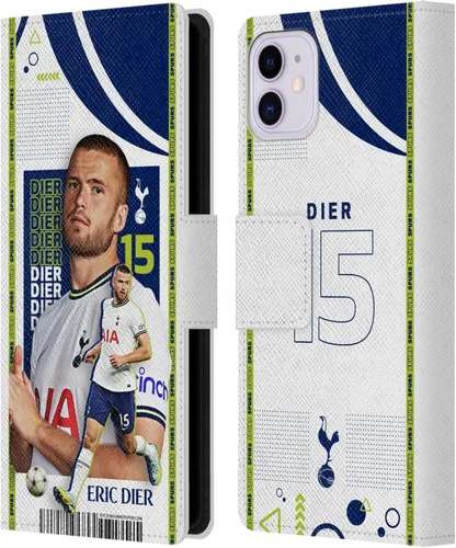 Miniatura 37 de Head Case Designs Officially Licensed Tottenham Hotspur F.C. Cristian Romero 2022/23 First Team Leather Wallet Case Compatible with Apple iPhone 11