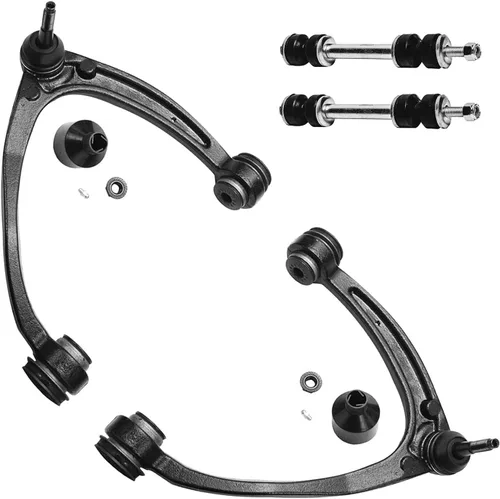 Miniatura 101 de Detroit Axle - Kit de 4 brazos de control delanteros para Ford Mustang 05-10, 2 brazos de control inferiores, 2 puntales 2005 2006 2007 2008 2009