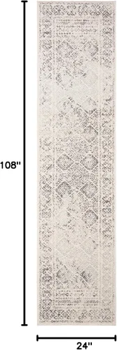 Miniatura 249 de Safavieh - Alfombra decorativa de la colección Tulum, modelo TUL264F, estilo marroquí, bohemio y desgastado, no suelta pelusa, para sala, vestíbulo