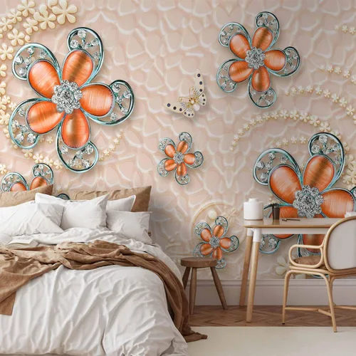 Miniatura 2 de artgeist Mural de pared Efecto 3D, 79 x 55 pulgadas, papel tapiz no tejido XXL, decoración de pared de vellón, impresión fotográfica, diseño de #07