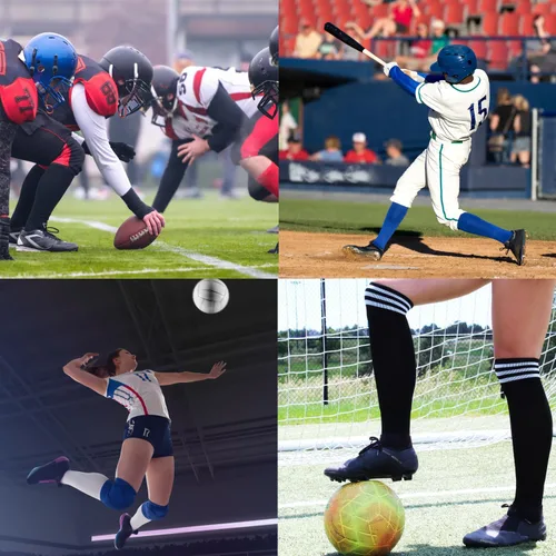 Miniatura 9 de TCK Prosport - Calcetines de tubo para fútbol, sóftbol y béisbol