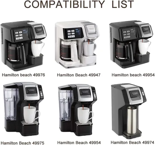 Miniatura 2 de Paquete de 2 cestas de café molido de una sola porción para cafetera Hamiltion FlexBrew Modelos 49974 49975 49976 49979 49957 49954 49947 49940