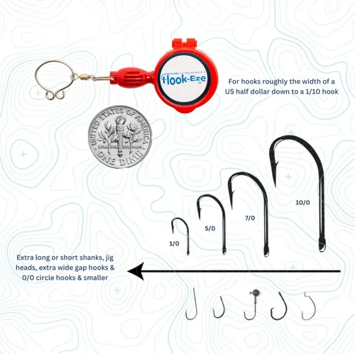 Miniatura 3 de HOOK-EZE Fly Fishing Accessories - Fishing Knot Tying Tool for Tying Fishing Line to Hooks - Fishing Gear and Equipment, Gadget to Tie Knots Quick