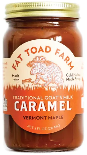 Miniatura 11 de Fat Toad Farm Salsa tradicional de caramelo de leche de cabra/cajeta, bourbon salado, sin gluten, 8 onzas líquidas