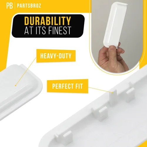 Miniatura 4 de PartsBroz Manija de puerta de secadora W10861225 W10714516 para Whirlpool NED4655EW1 MEDC215EW1 WED4815EW1 WED5000DW2 MEDC465HW0 MEDX655DW1