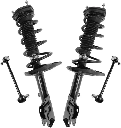 Miniatura 12 de Detroit Axle - Kit de 4 piezas RWD Puntales Delanteros Barras Estabilizadoras para Ford F-150 2021 2022 2023 2024, 2 Puntales con Resorte Helicoidal