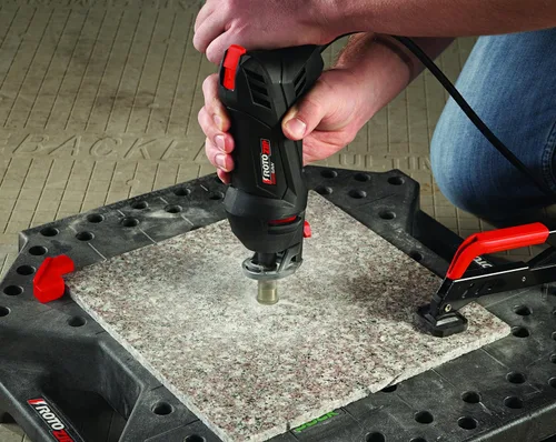 Miniatura 6 de BOSCH Rotozip SS355-20 Sistema de sierra en espiral de alta velocidad de 5.5 amperios con 2 accesorios y broca de diamante