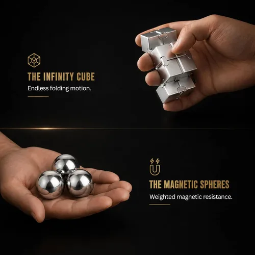 Miniatura 4 de The Executive Fidget Set Juguetes Sensoriales de Estimulación Premium para Alivio del Estrés para Adultos con TDAH, Ansiedad Decoración