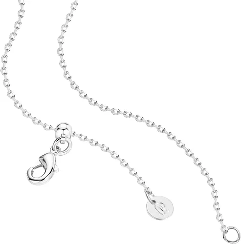 Miniatura 30 de PAVOI Collar de estación chapado en oro de 14 quilates, collares de capas de diamantes simulados, cadena de circonita cúbica para mujer