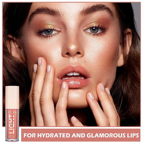 Miniatura 6 de Juego de 6 brillos de labios hidratantes suaves, hidratantes, neutros, nude, nutritivo, brillante, para mujeres y niñas