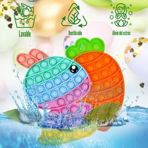 Miniatura 4 de Juguete sensorial para ansiedad de conejo de Pascua, juguete sensorial de burbujas para reventar burbujas, rompecabezas popper, regalos de Pascua