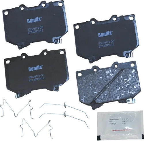 Miniatura 188 de Pastillas de freno delanteras cerámicas Bendix Priority1 CFC2302 para Hyundai Elantra 2021, Sonata 2022-2020, Kia K5 2023-2021