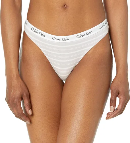Miniatura 2 de Calvin Klein Women's Carousel Logo Cotton Stretch Thong Panties, Multipack