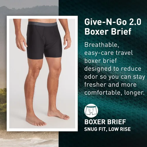 Miniatura 2 de ExOfficio Calzoncillos tipo bóxer Give-n-go 2.0 estándar para hombre