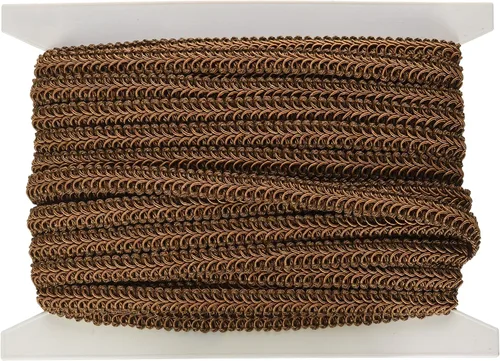 Miniatura 10 de Trims by The Yard Alice - Borde trenzado tejido clásico, ribete versátil de 1/2 pulgada para coser, ribete decorativo lavable para disfraces, Natural