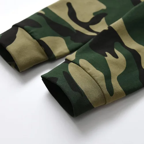 Miniatura 7 de Eghunooy Conjunto de ropa de manga larga con capucha y pantalones para bebé