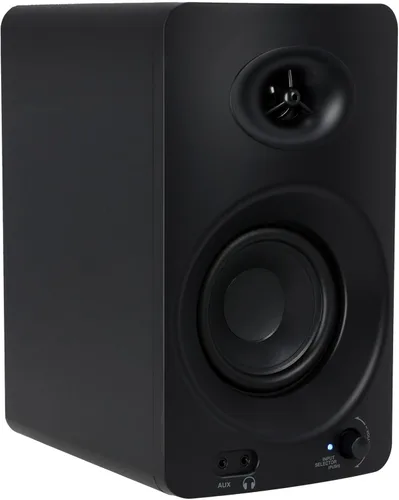 Miniatura 4 de Rockville ASM4 - Altavoces de monitor de estudio alimentados por USB, par de 4", 2 vías, 200W, color negro, Bluetooth, entrada óptica, perfectos