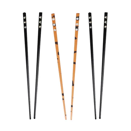 Miniatura 7 de Juego de 6 palillos para el cabello con 3 palillos de diamantes, 1 negro y 2 tortugas