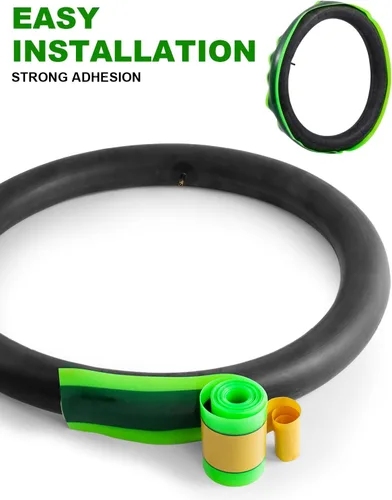 Miniatura 3 de Julai Bike Tire Liners, Mountain Bicycle Tube Flats Self-Adhesive Protector Puncture Free Compatible with 20 24 26 28 29