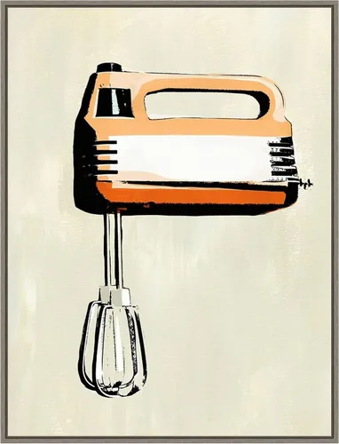 Miniatura 13 de Amanti Art Lienzo enmarcado para pared, 24 x 18 pulgadas, aparato de cocina retro III por Annie Warren, lienzo enmarcado para pared, obras de arte