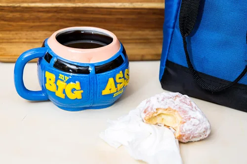 Miniatura 4 de BigMouth - Taza grande a tope, color azul, talla M
