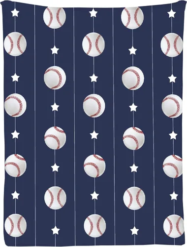 Miniatura 20 de Manta personalizada de béisbol para sofá, manta personalizada con nombre, manta ligera de felpa mullida de 60 x 50 pulgadas, para adolescentes