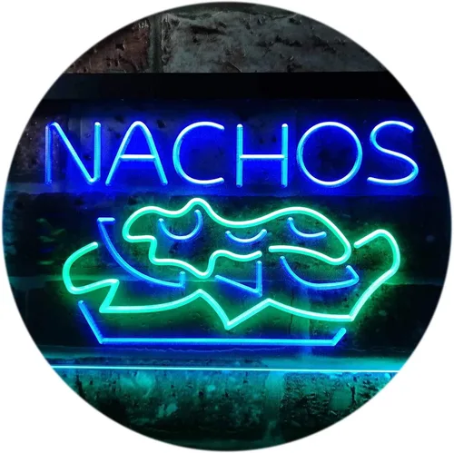 Miniatura 19 de ADVPRO Nachos Café - Letrero de neón LED de doble color, azul y rojo, 16 x 12 pulgadas, st6s43-i0314-Br