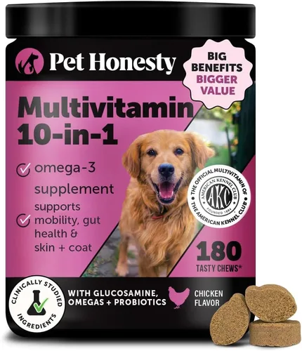 Miniatura 10 de Suplemento multivitamínico para perros, glucosamina condroitina para perros, probióticos, aceite de pescado Omega, suplementos y vitaminas