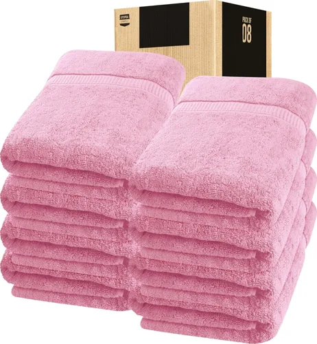Miniatura 11 de Utopia Towels - Toalla de baño gigante, 2 unidades, 17.69 oz/yd2 (600 gsm), 100% algodón hilado en anillo, altamente absorbentes y de secado rápido