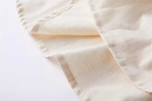 Miniatura 6 de Niyage Vestido sin mangas para niños pequeños, vestidos de fiesta casuales para niñas, de algodón, con lazo y lazo, vestido bohemio casual