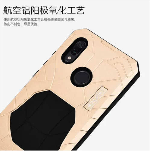 Miniatura 8 de DAYJOY Funda de aluminio compatible con Xiaomi Redmi Note 7/7 Pro, material de metal de alta calidad + silicona, a prueba de golpes, a prueba