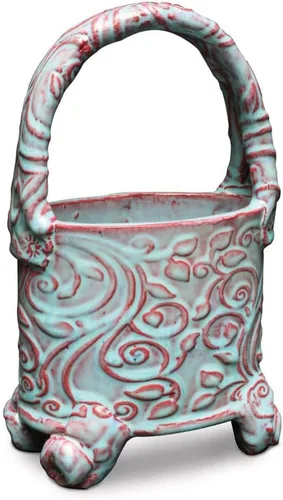 Miniatura 7 de AMACO Opalescent O-20 Bluebell Powder Blue Glaze Pint, 16 onzas (16.0 fl oz), esmalte de cerámica líquida de cerámica líquida con cono de fuego bajo