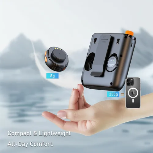 Miniatura 7 de Amplificador de voz inalámbrico mejorado 2026 con 2 micrófonos magnéticos de solapa, altavoz portátil de 15 W con base de carga, micrófono de aula