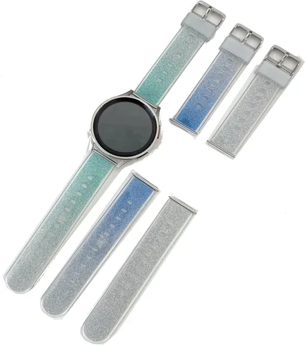 Miniatura 8 de FitTurn Correas brillantes compatibles con Samsung Galaxy Watch 3 de 1.772 pulgadas/Watch 3 LTE/Watch 1.811 pulgadas/Gear S3 Frontier/Gear S3