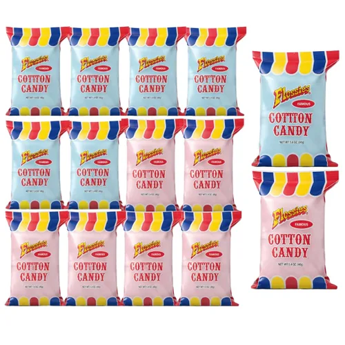 Miniatura 7 de Algodón de Azúcar Rosa-Fresa Famous de Flossie's, Algodón de Azúcar Sabroso, Ligero y Esponjoso, Aperitivo Ideal para Fiestas para Todas las Edades