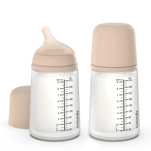 Miniatura 15 de Suavinex Zero Zero - Biberón anti cólico para bebé, marca española de biberones no 1, minimiza el rechazo del biberón y la confusión del pezón, Claro