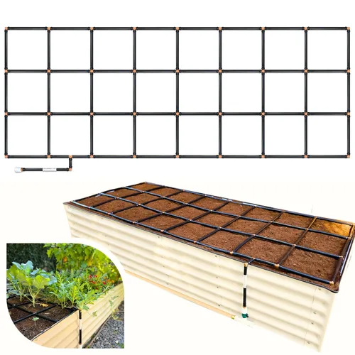 Miniatura 18 de Garden In Minutes - Sistema de riego por goteo para jardín, manguera de remojo, riego por goteo premontado, rociador de cama de flores, kit